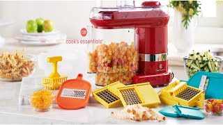 QVC Cooks Essentials Electric Mandoline [upl. by Crifasi907]