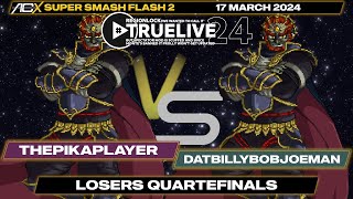 ThePikaPlayer Ganondorf vs datbillybobjoeman Ganondorf  Losers Quarterfinals  REGIONLOCK 2024 [upl. by Swamy]