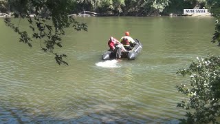 Crews rescue elderly man from Winooski River bank [upl. by Huff]