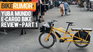 Yuba Mundo EP8 ecargo bike review  Part One [upl. by Ailemac232]