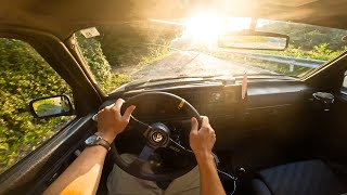 VW Golf MK2 GTI 16V POV Country Road [upl. by Alesiram]