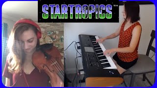 Startropics  Dungeon  Cave Theme on Violin and Keyboard [upl. by Worl517]