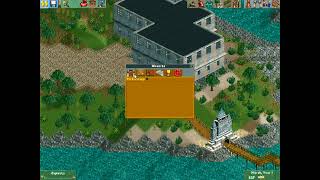 Roller Coaster Tycoon 2 Triple Thrill Pack Prison Island Alcatraz Island Seasparkles Corner Part 1 [upl. by Nivrem]