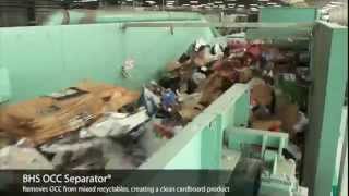 BHS OCC Separator® Materials Recovery Facility MRF Video [upl. by Akihsat]