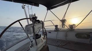 Sailing MamaCocha upwind from Lanzarote to Lagos [upl. by Tolland]