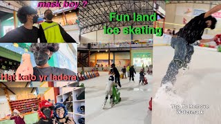 Fun land ice skating haitaskatepark skate iceskatingefpyシ vlog og [upl. by Ginger292]