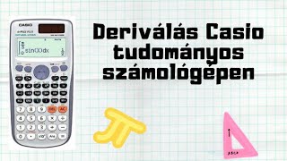 Deriválás Casio számológéppel [upl. by Tracee]