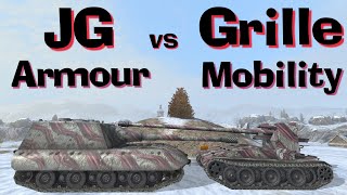 WOT Blitz Face Off  Jagdpanzer E 100 vs Grille 15 [upl. by Sadella]