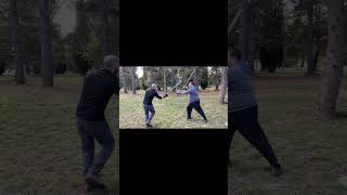 Miles Vs Dylan LarpCombat BasketHilt Buckler [upl. by Novel]