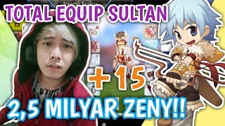 TERCYDUK  EQUIP ZOEYXIII SULTAN PRO SNIPER LEVEL 99 TOTAL 25 MILYAR  RAGNAROK MOBILE [upl. by Kannry]