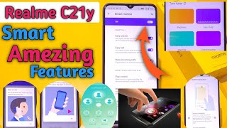 Realme C21y Tips And Tricks  smart screen on setting  Realme C21y hidden features [upl. by Werda]