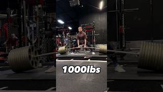 1000 LBS Deadlift 😳‼️ deadlift [upl. by Ecitsuj760]