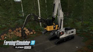 The FASTEST Way To Load amp Unload Logs  FS22  Farming Simulator 22  Logging  Forestry [upl. by Auqenet]