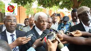 Me Djovi GALLY président de APED fait le point à la presse malgré les menaces du commandant [upl. by Aldis98]