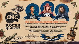 CMC Rocks QLD 2024 with Lainey Wilson Tyler Hubbard Chris Young amp More [upl. by Ladd354]