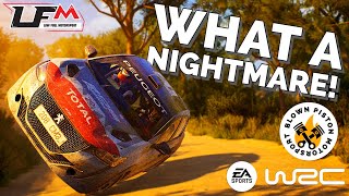 This Was a DISASTER My WORST Rally in EA SPORTS WRC [upl. by Ardeahp]