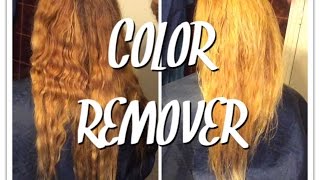 COLOR REMOVER  REVERSE Eliminar tinte del cabello despigmentante [upl. by Feune256]