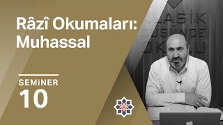 Eşref Altaş Râzî Okumaları Muhassal Metafizikte quotEvlâ ve Ehlakquot Yaklaşımının Tahlili 10 Seminer [upl. by Nysilla97]