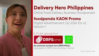 foodpanda KAON Promo Digital Ad Q3 2024 10s x2 Philippines Version 1 ST [upl. by Eimiaj]