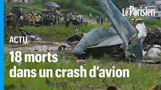 Crash d’avion au Népal  le pilote seul survivant [upl. by Stanislaus]