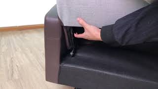 Recliner sofa disassemble video [upl. by Ybrik]