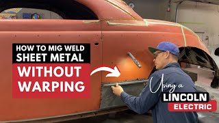 How to Mig Weld Sheet Metal Without Warping 🚨 REALTIME demonstration [upl. by Mariano]