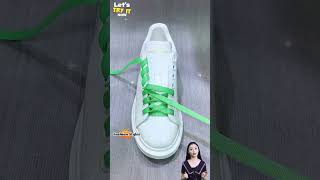 Trendy shoes lace styles for sports Fashion shoelace tying shoelaces shorts [upl. by Ellahcim]