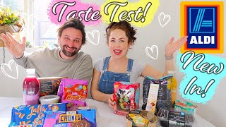 Taste Testing NEW IN ALDI Snacks 2021 [upl. by Enimrej]