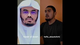 taqlid yasser al dosari hafiz ubaydulloh 🎧🇺🇿 [upl. by Peih480]