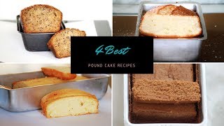 4 Best Pound Cake Recipes  Pound Cake Recipes [upl. by Guttery]