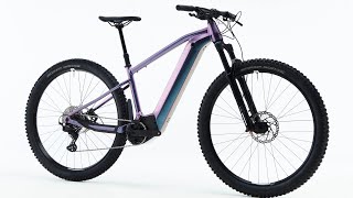 Decathlon Rockrider EEXPL 700  Purple Electric Touring Mountain Bike 2023 [upl. by Xyla]