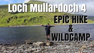 EPIC Hike and Wildcamp in the Remote Scottish Highlands Loch Mullardoch munros [upl. by Ivett]