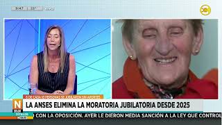 Francos anunció que la ANSES eliminará la moratoria jubilatoria desde 2025 │N800│ 281124 [upl. by Dinerman]