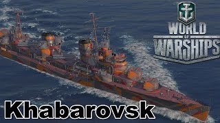 World of Warships Khabarovsk A Close Battle [upl. by Magee]