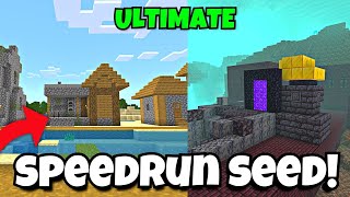 Unveiling the Ultimate Minecraft 121 Bedrock Speedrun Seed [upl. by Anerehs117]