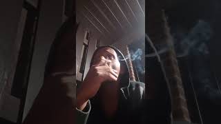 ASMRSMOKING A CIGARETTE AT NIGHTFIRST TIME SHOWING MY SELF [upl. by Josephson476]