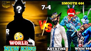 Free Fire New King vs astatine XevilGtk custom match  free fire reaction video  black ten gaming [upl. by Robby]