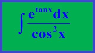 Integral of etanxcosx2  a good solution [upl. by Byrdie211]