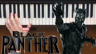 Black Panther Soundtrack  Spaceship Bugatti  Piano Tutorial  How to play [upl. by Mota]