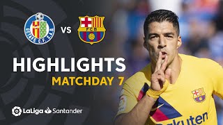 Highlights Getafe CF vs FC Barcelona 02 [upl. by Eenert205]