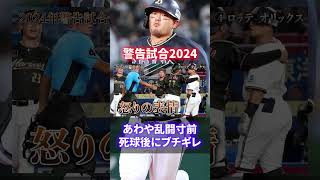 【ブチギレ】プロ野球2024年の警告試合４試合がヤバすぎた [upl. by Acinehs]