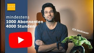 YOUTUBE Richtlinien 2018  Monetarisierung [upl. by Razal]