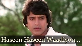 Haseen Haseen Waadiyon Unse Yeh Kaho  Mithun Chakraborthy  Beshaque  Bollywood Old Songs [upl. by Laeria]