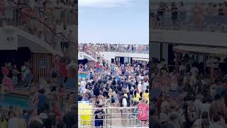 Cupid Flex Line Dance on Carnival Cruise 😃 carnivalcruise carnivalcruiseship carnivalvista [upl. by Yenot475]