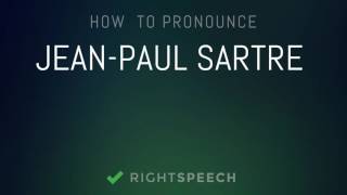 JeanPaul Sartre  How to pronounce JeanPaul Sartre [upl. by Abbey]