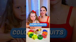 Colors amp Fruits Sorting Game for Toddlers  Educational Activities for Toddlers shorts [upl. by Aimac]