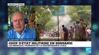 Coup dÉtat militaire en Birmanie  les médecins pionniers de la désobéissance civile [upl. by Gewirtz]