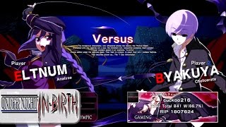 Under Night In Birth Yuichansama Eltnum Vs Cuckoo216 Byakuya Ps3 HD [upl. by Aikin866]