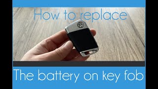 Volkswagen Key Fob Battery Replacement Passat Arteon… [upl. by Egon]