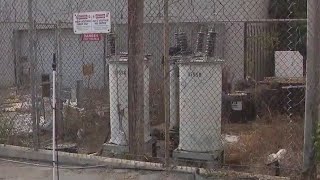 Thieves stealing copper from underground LADWP transformers [upl. by Olive]